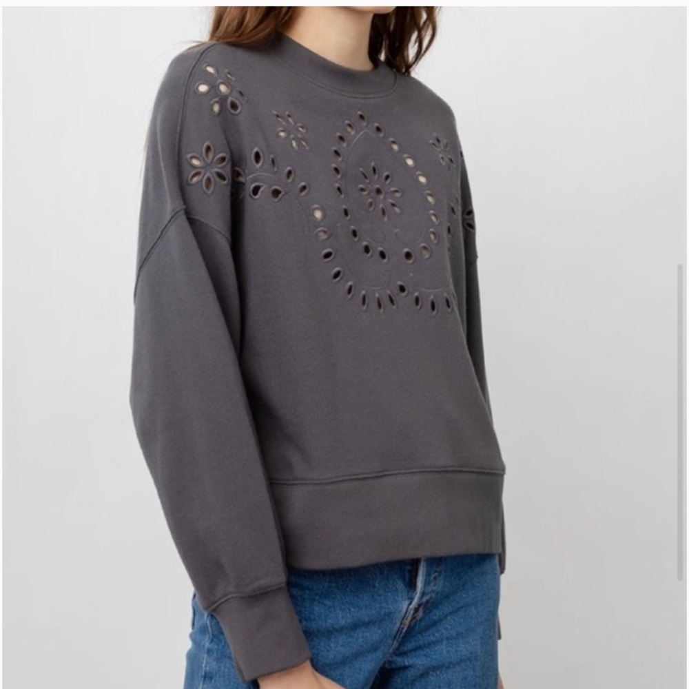 Rails Alice Vintage Black Sweatshirt- XS
